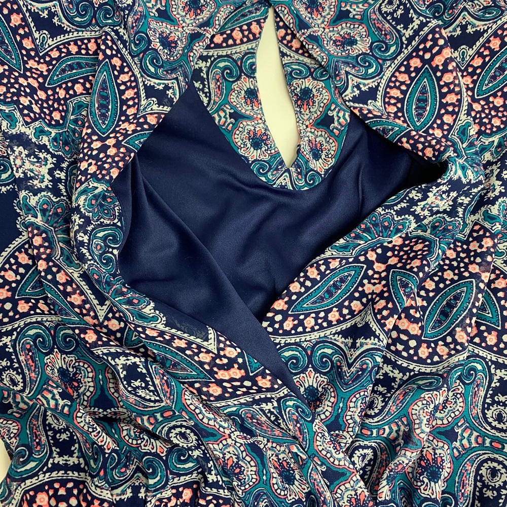 Express Multicolor Patterned Romper Size Xs - image 7